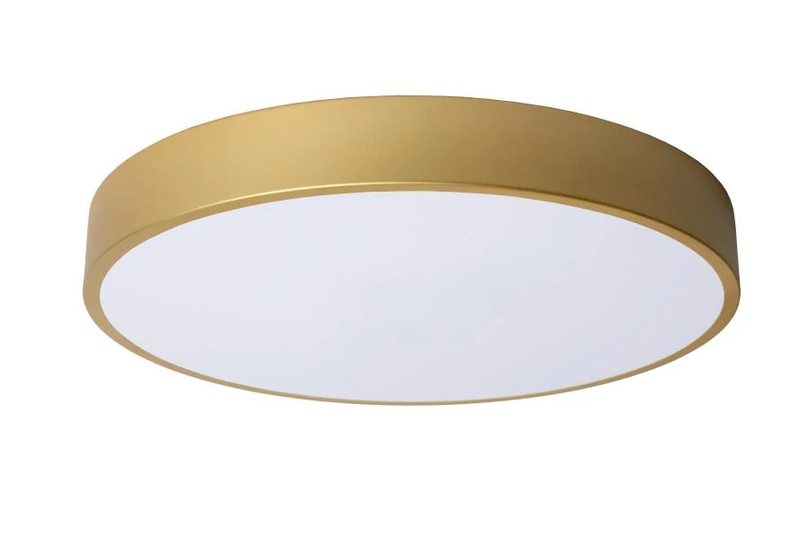 Lucide UNAR - Deckenleuchte - Ø 39,5 cm - LED Dim. - 1x24W 2700K - 3 StepDim - Mattes Gold / Messing - UIT